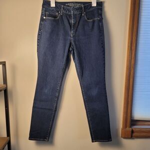 American Eagle Super Hi-Rise Skinny Stretch Jeans Women's 12 Short